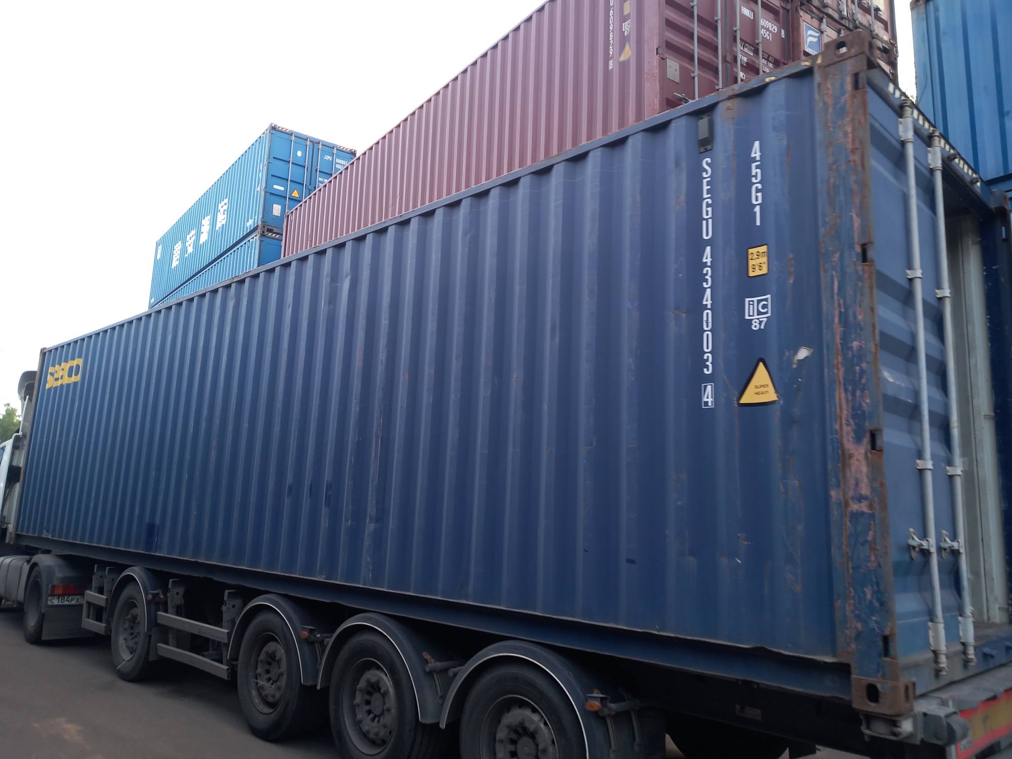 Морской контейнер SEGU4340034