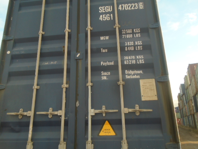 Морской контейнер SEGU4702236