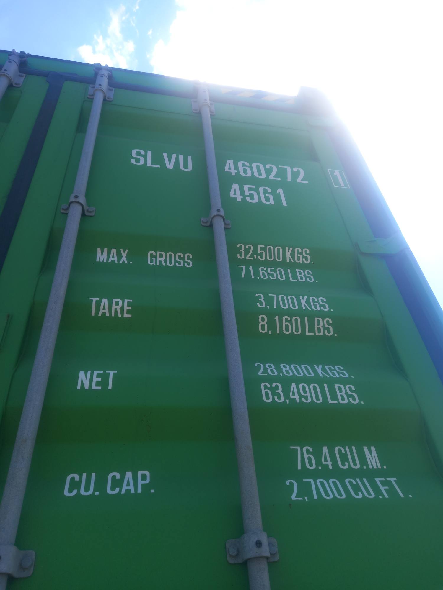 Морской контейнер SLVU4602721