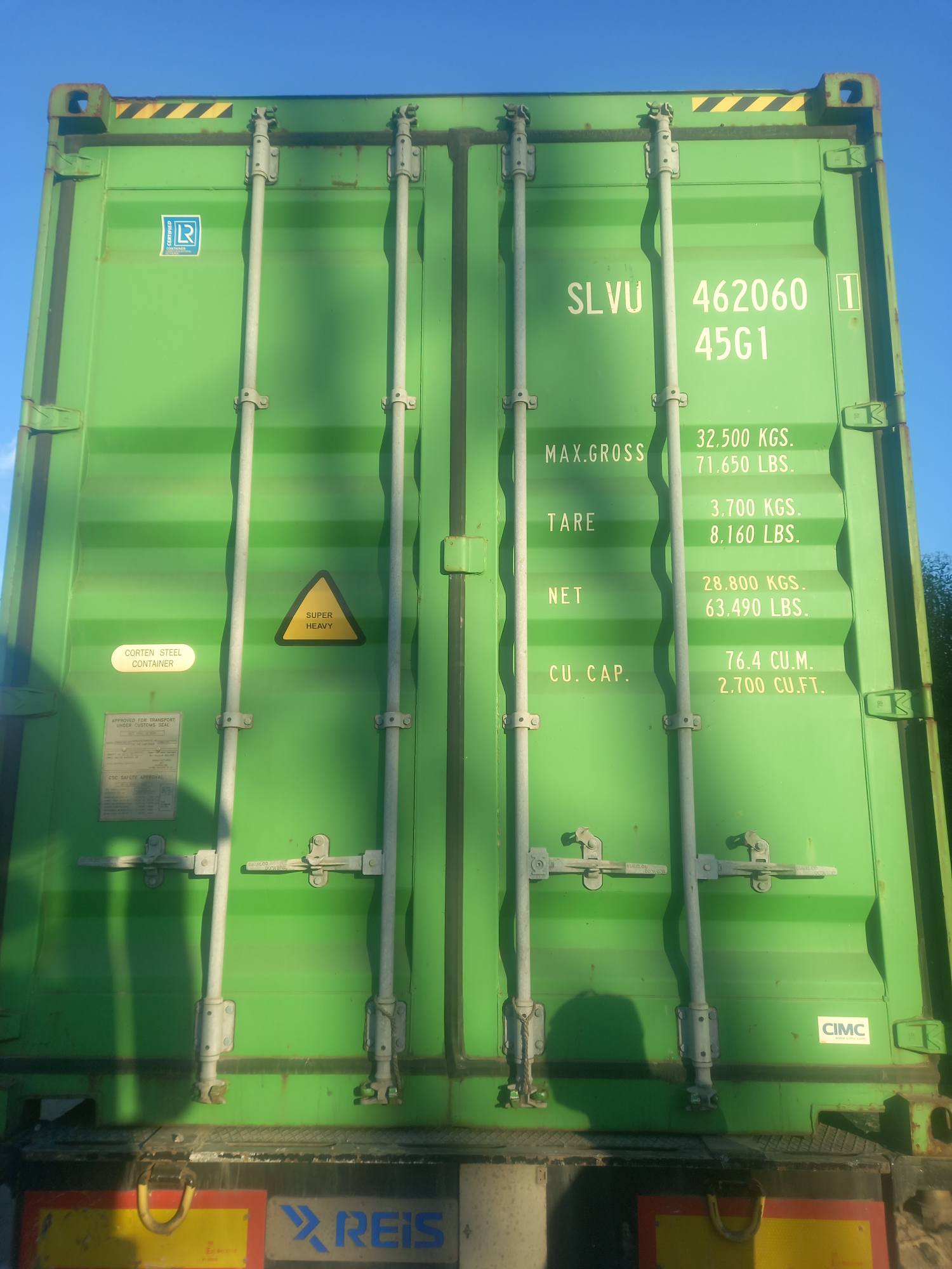 Морской контейнер SLVU4620601