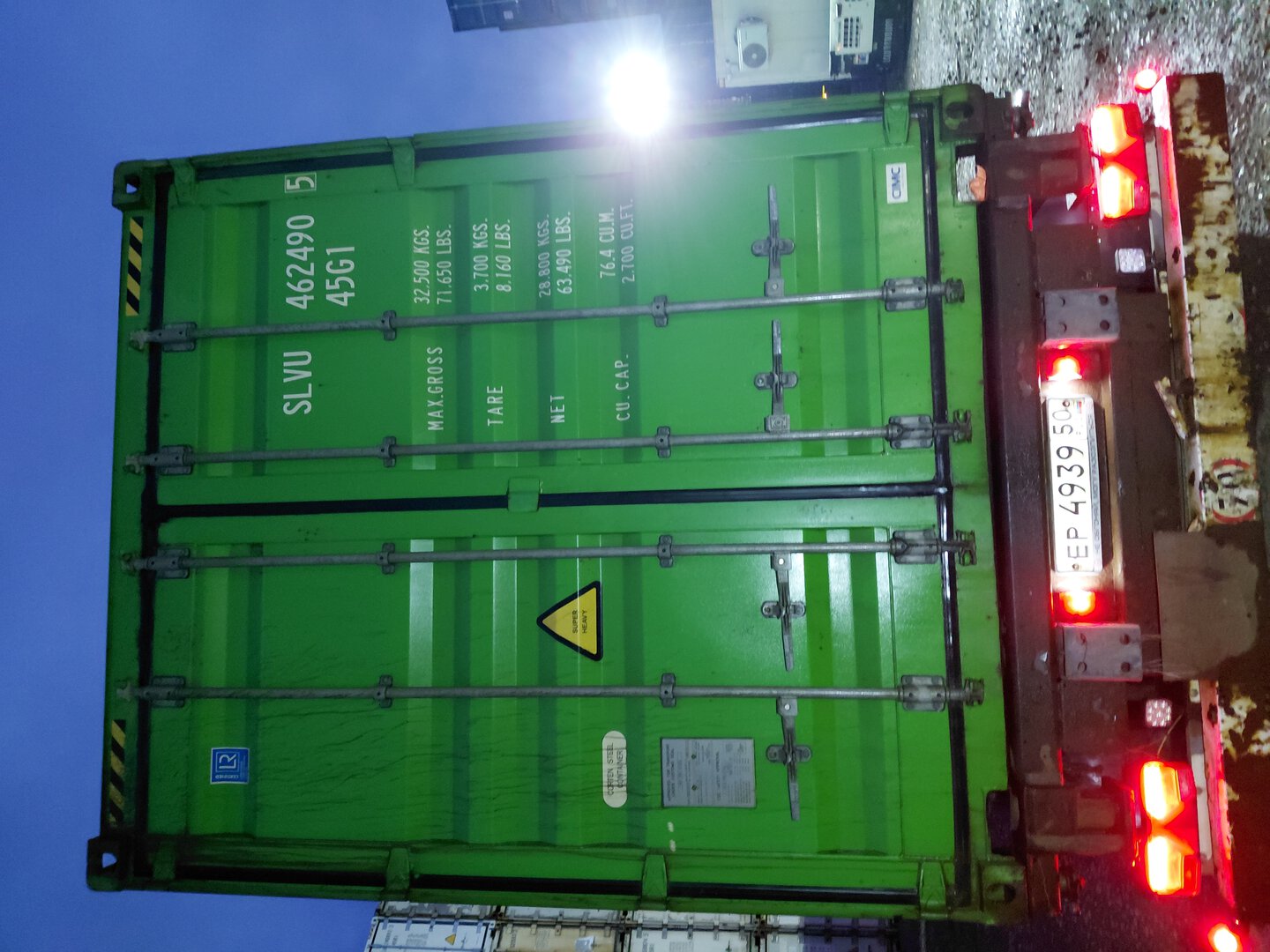 Морской контейнер SLVU4624905