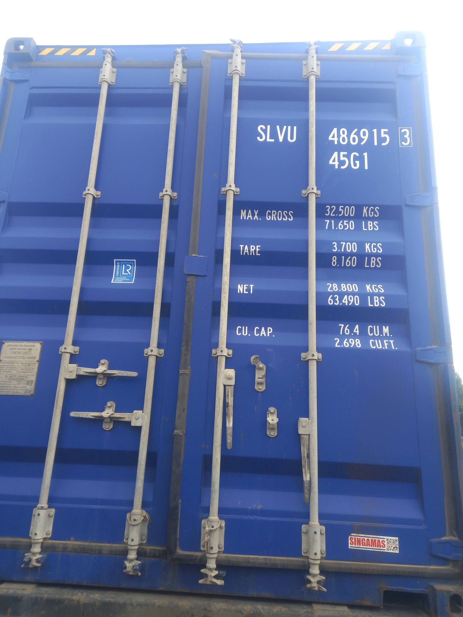 Морской контейнер SLVU4869153
