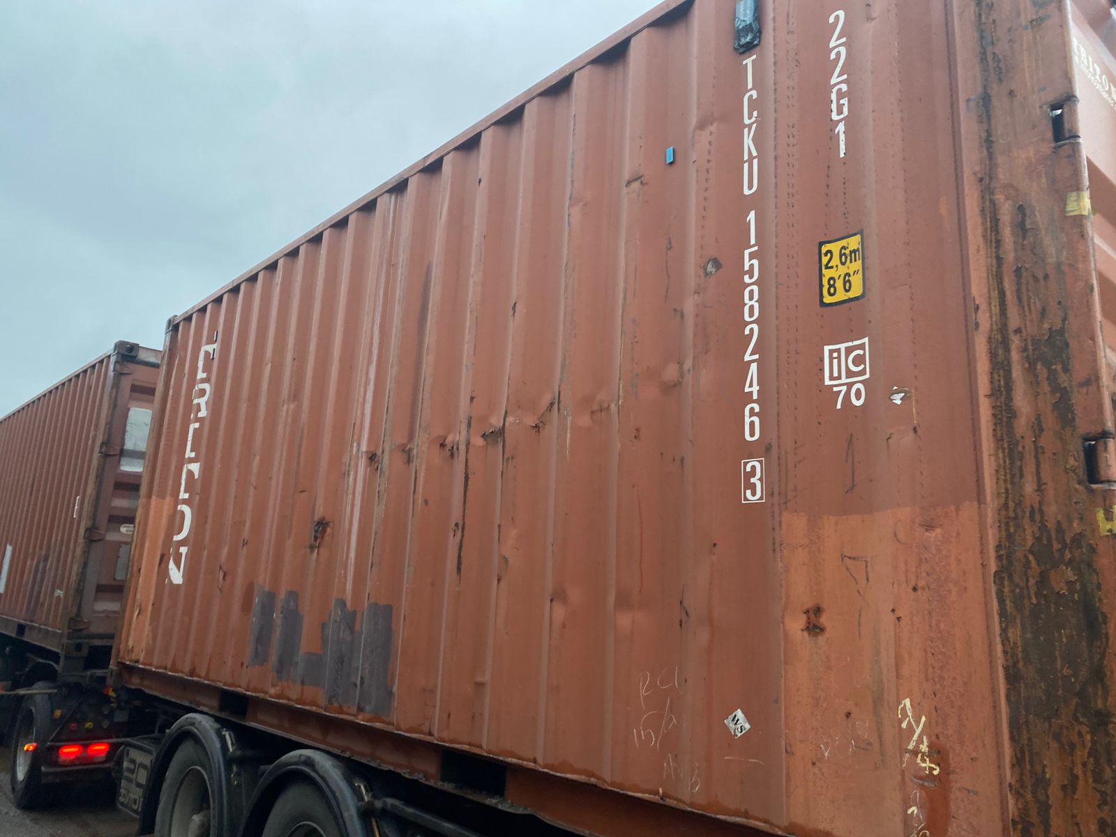 Морской контейнер TCKU1582463