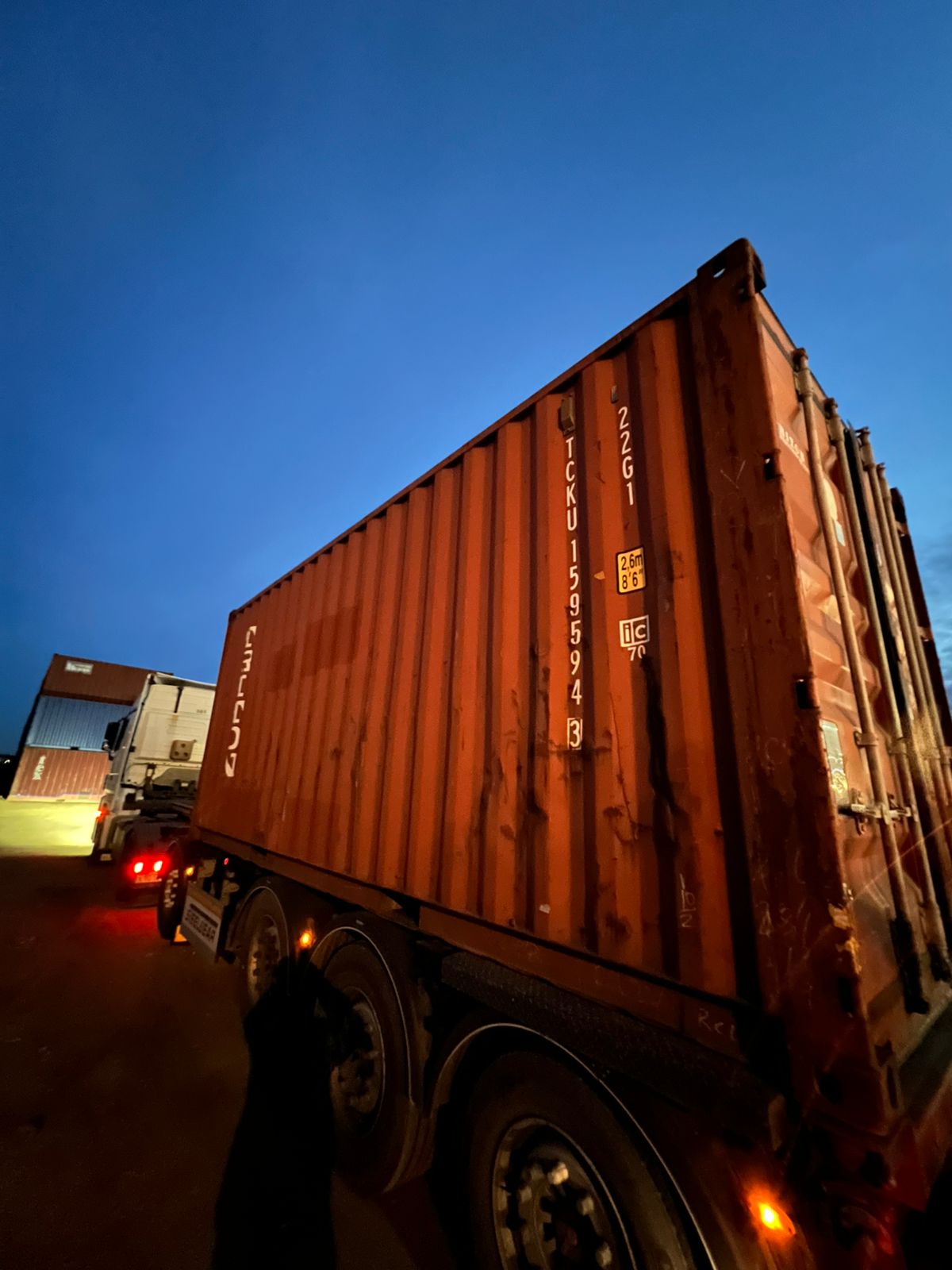 Морской контейнер TCKU1595943