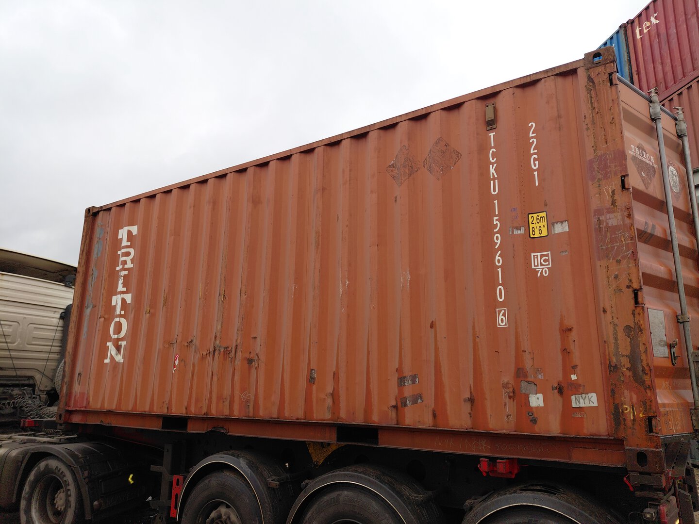 Морской контейнер TCKU1596106