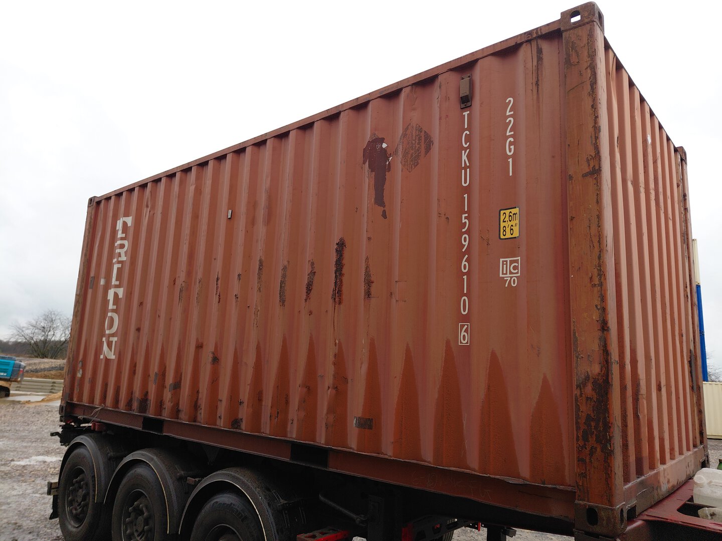 Морской контейнер TCKU1596106