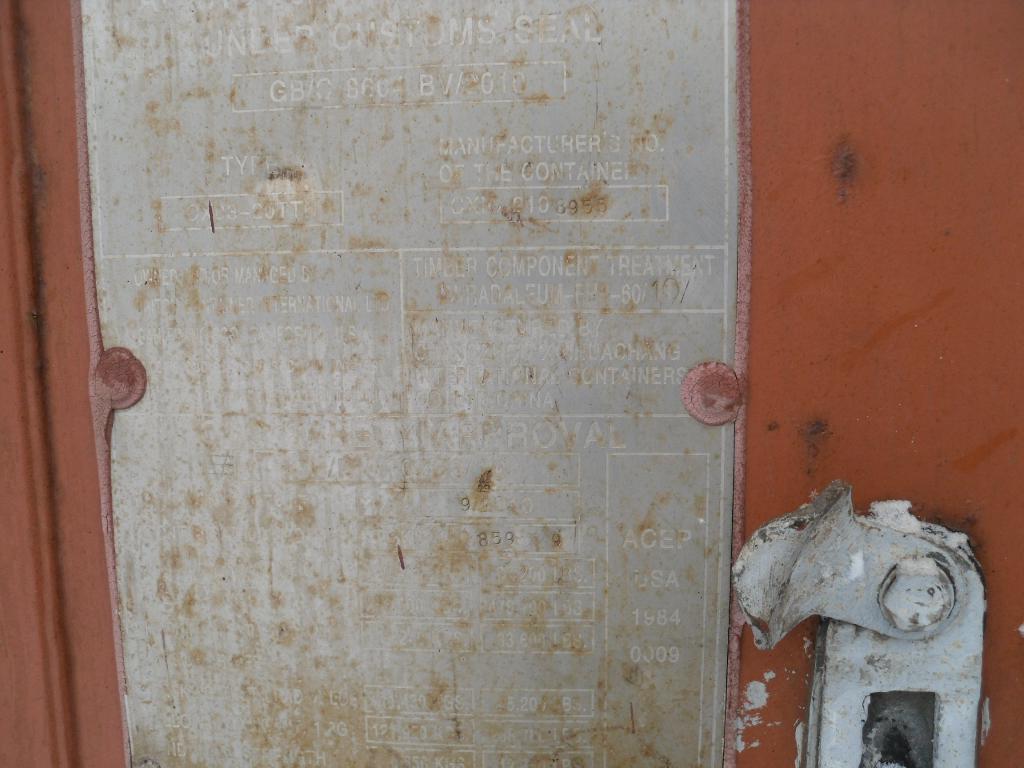 Морской контейнер TCKU1598599