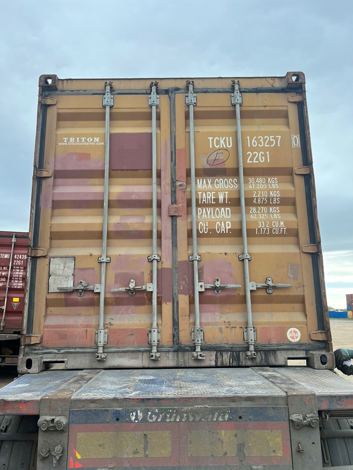 Морской контейнер TCKU1632570
