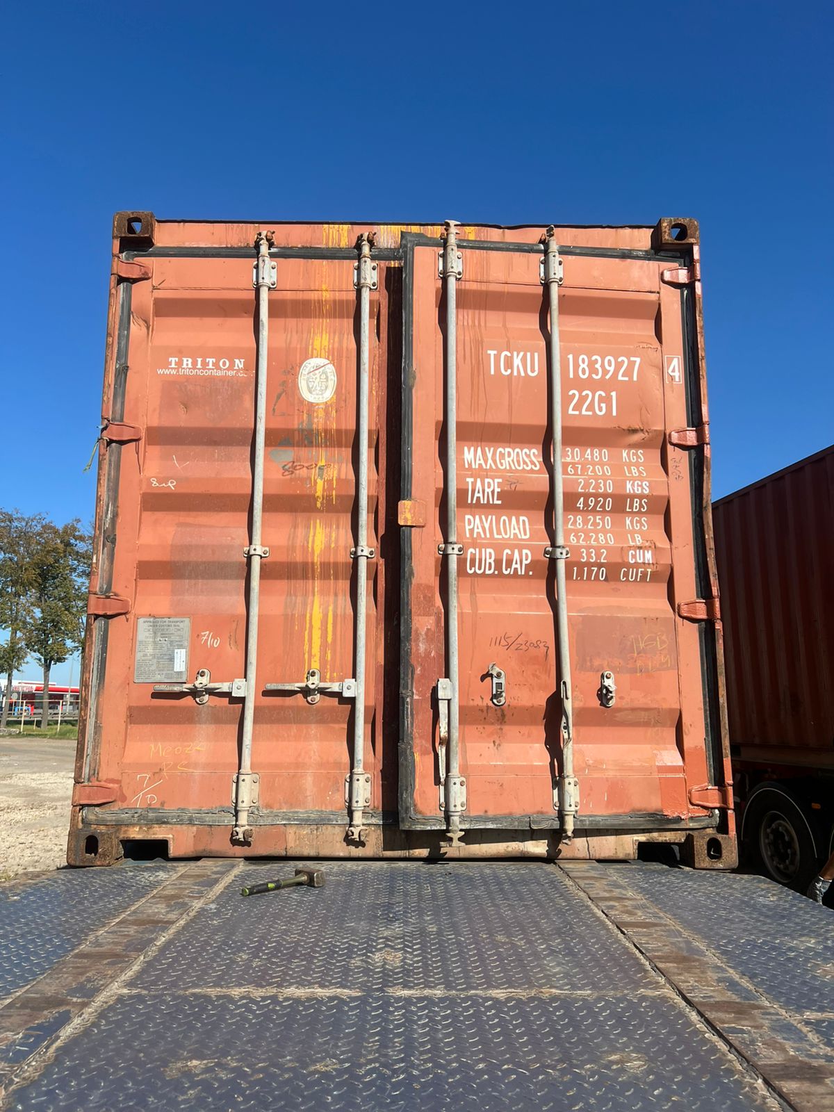 Морской контейнер TCKU1839274