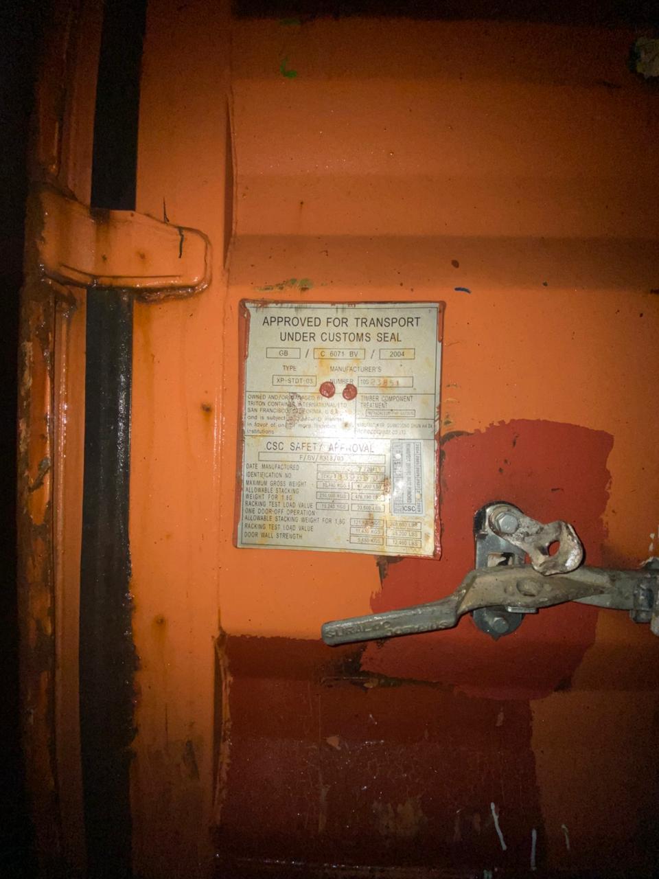 Морской контейнер TCKU1839660