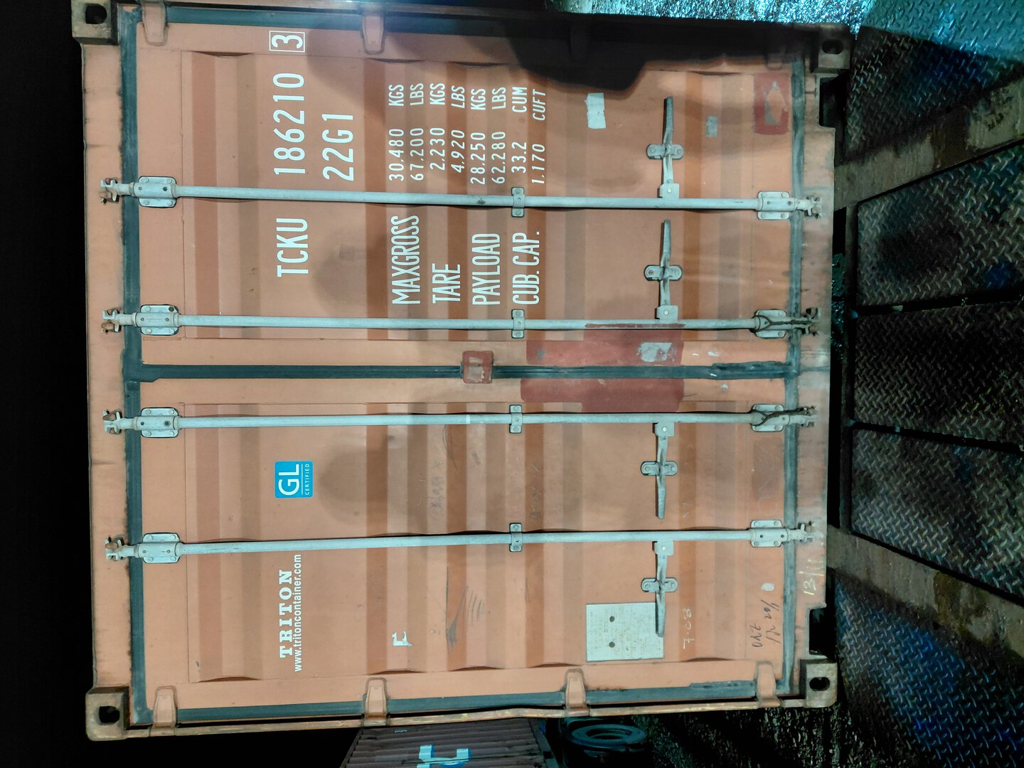 Морской контейнер TCKU1862103