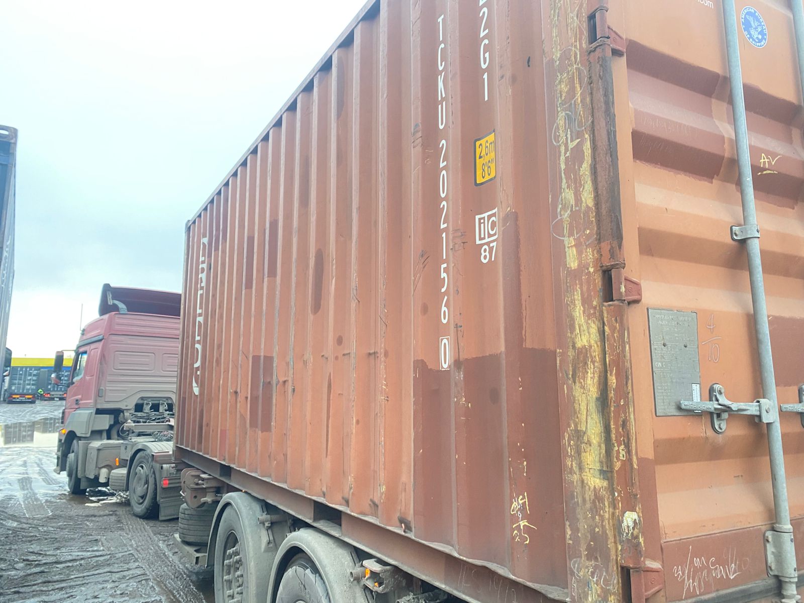 Морской контейнер TCKU2021560