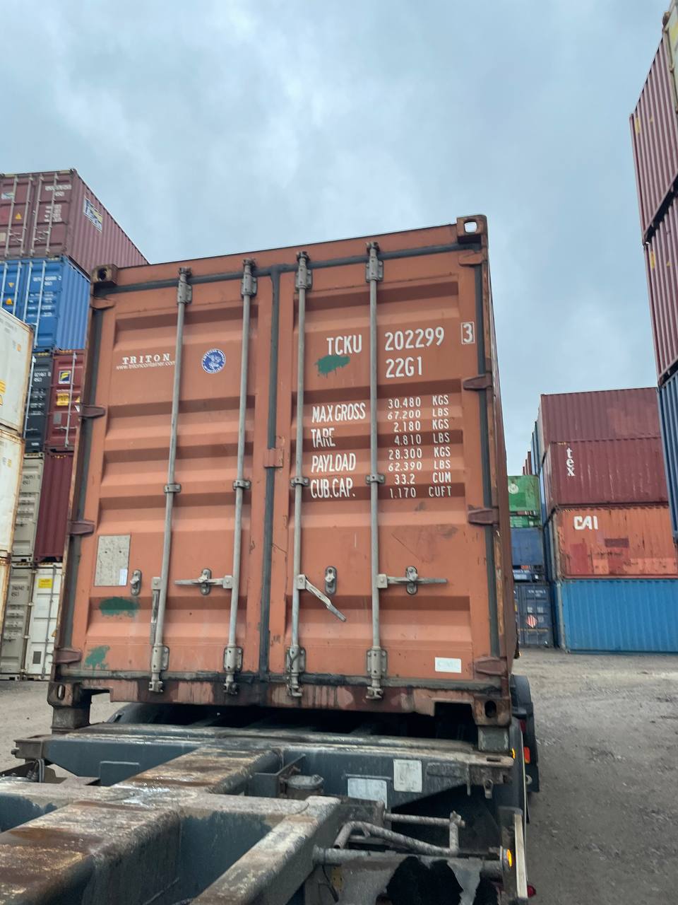 Морской контейнер TCKU2022993