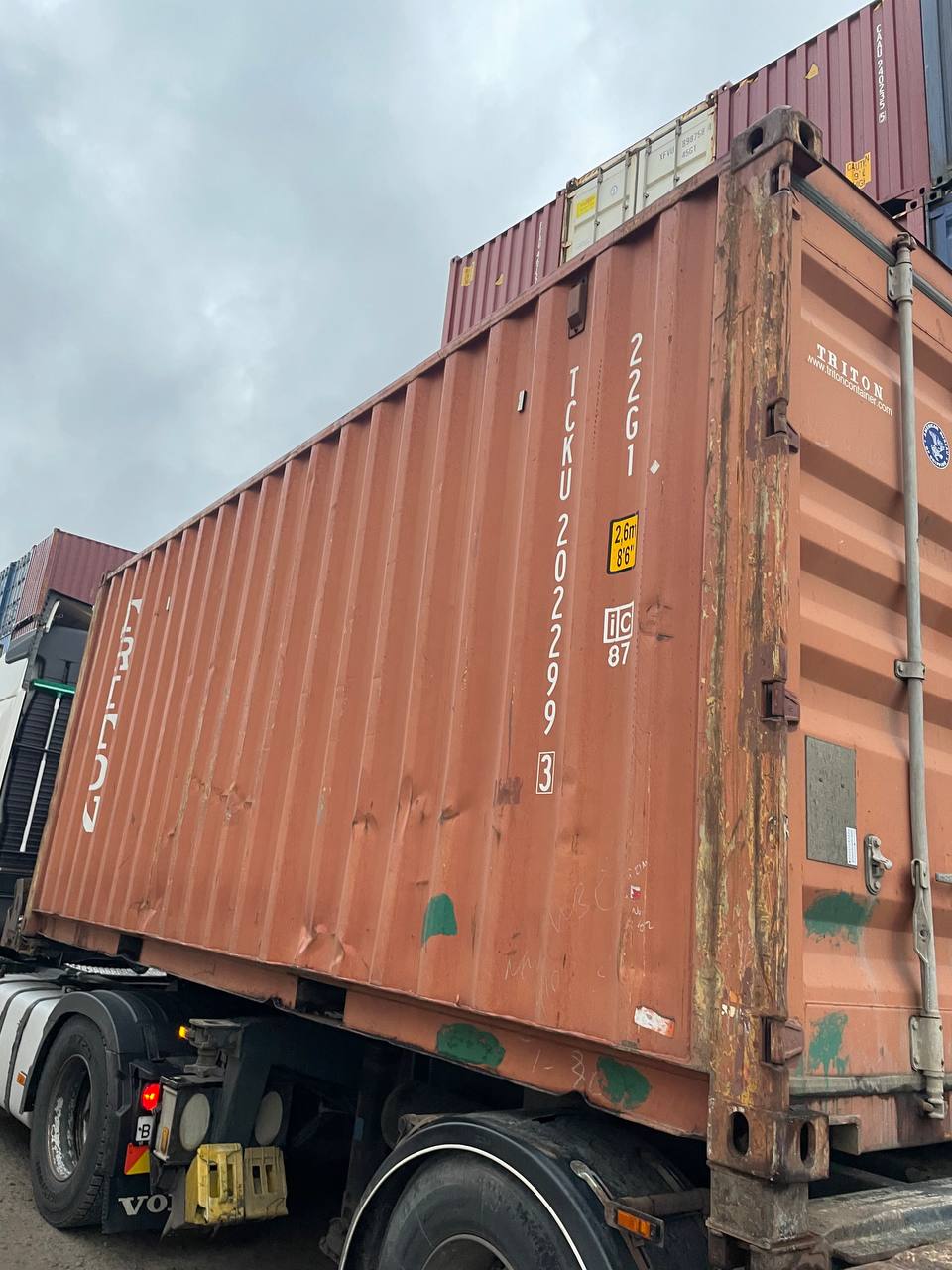 Морской контейнер TCKU2022993