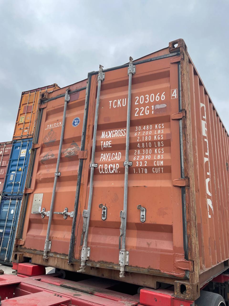 Морской контейнер TCKU2030664