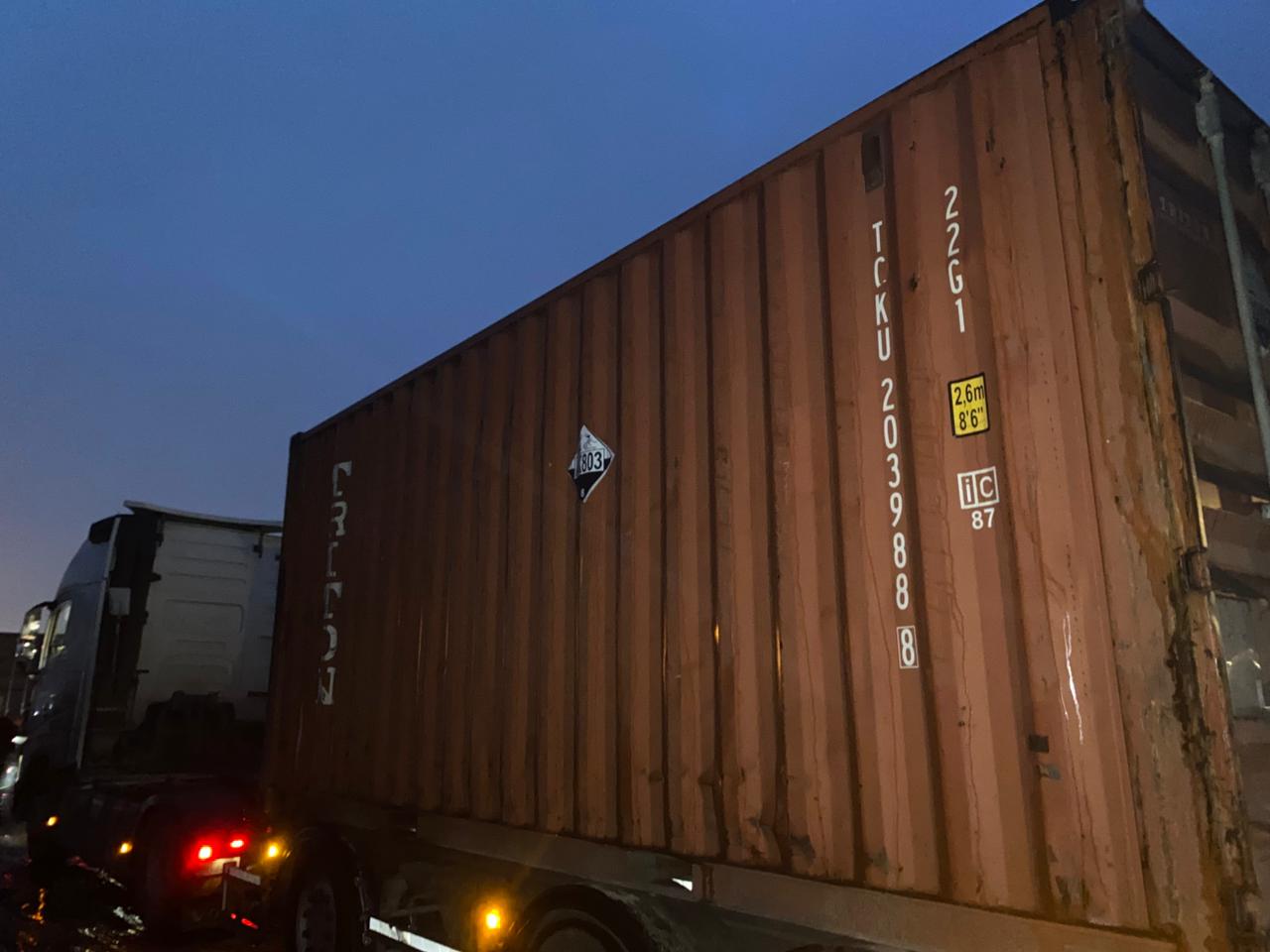Морской контейнер TCKU2039888