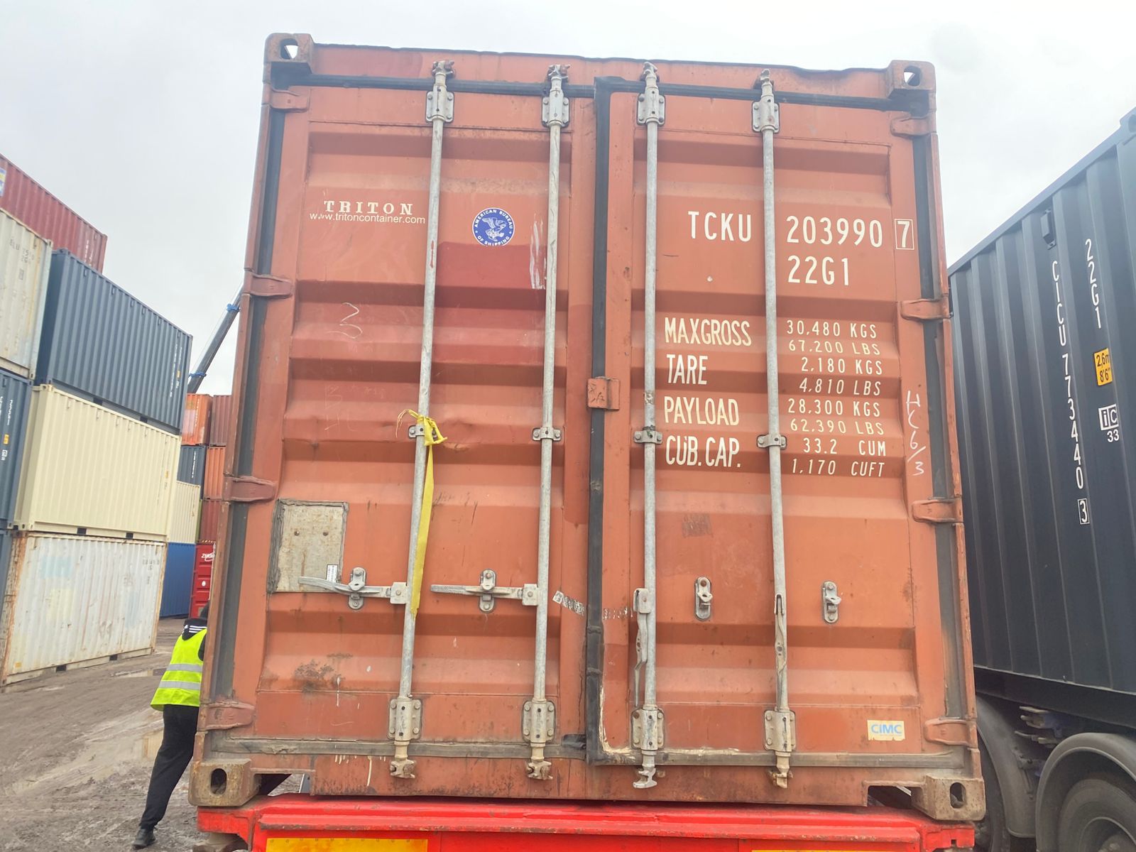 Морской контейнер TCKU2039907