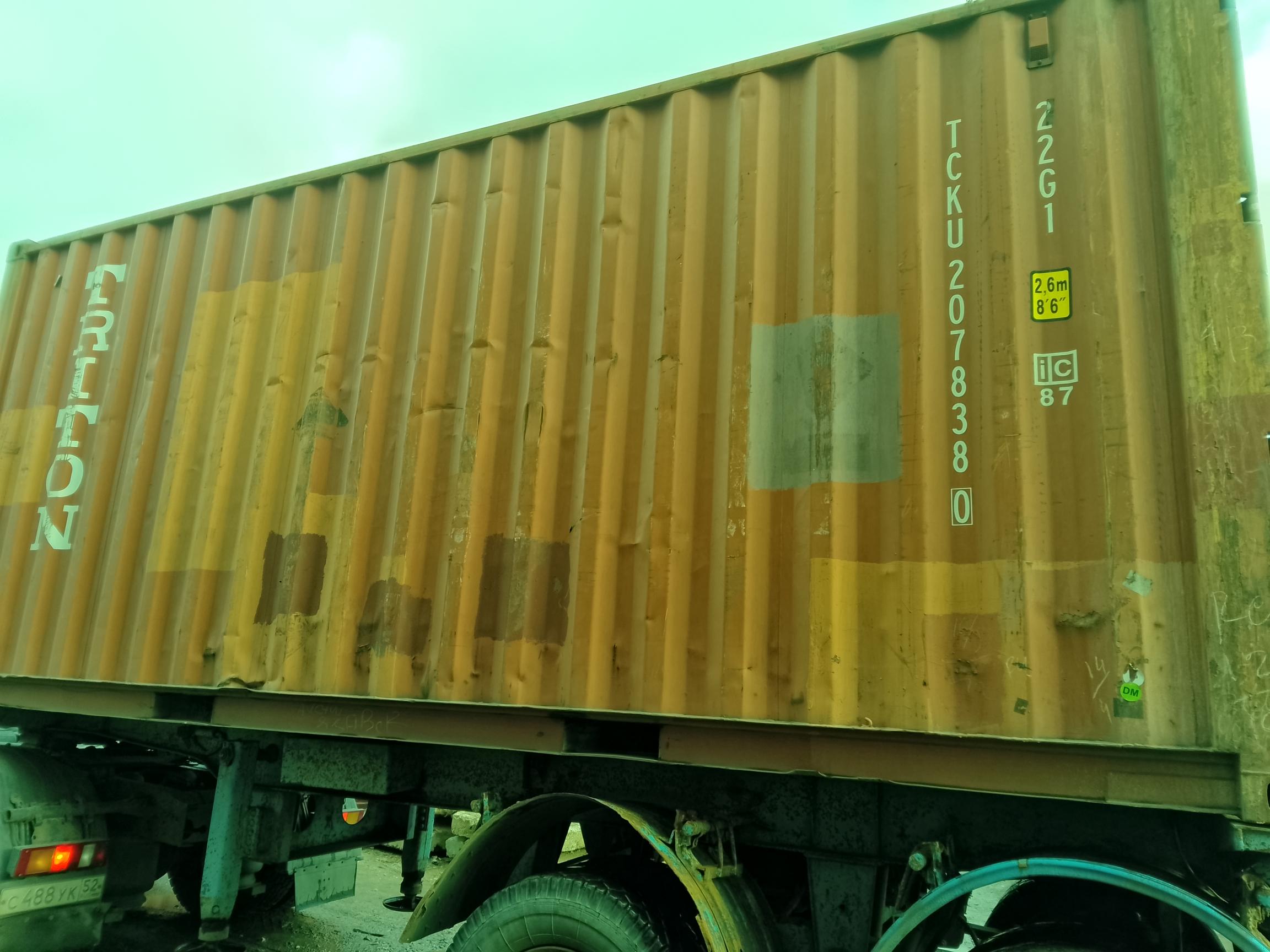 Морской контейнер TCKU2078380