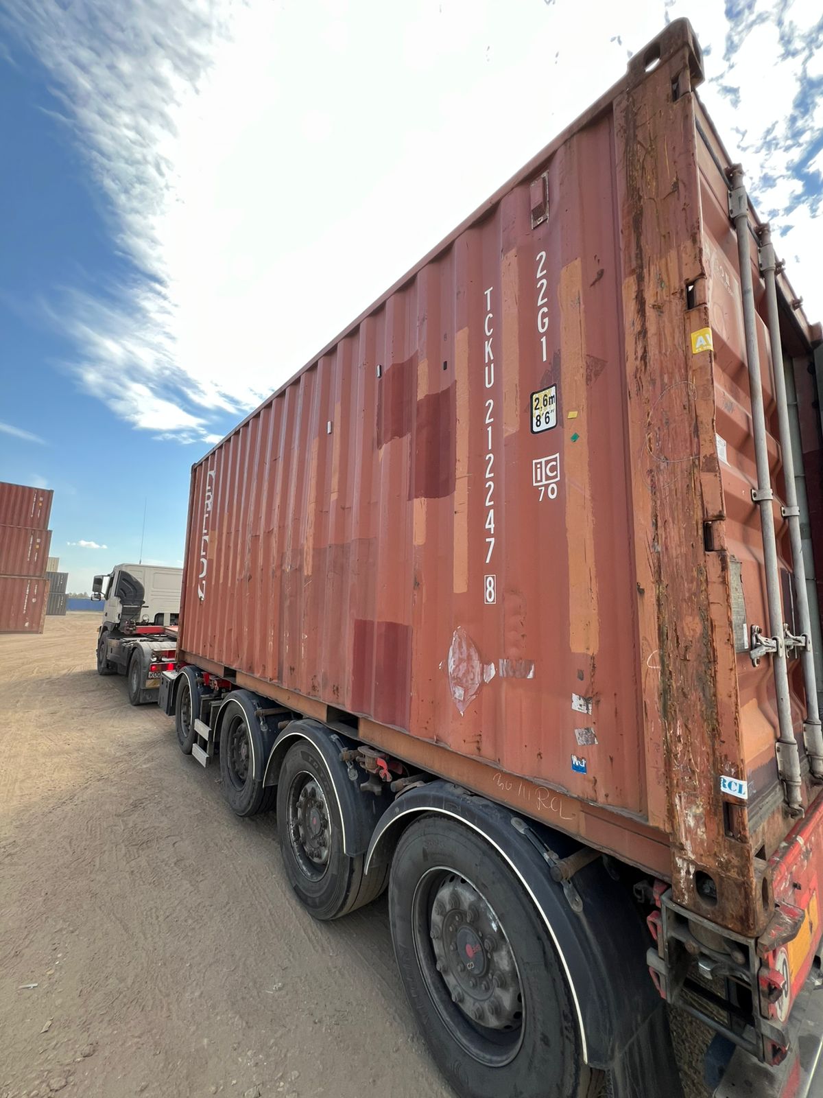 Морской контейнер TCKU2122478