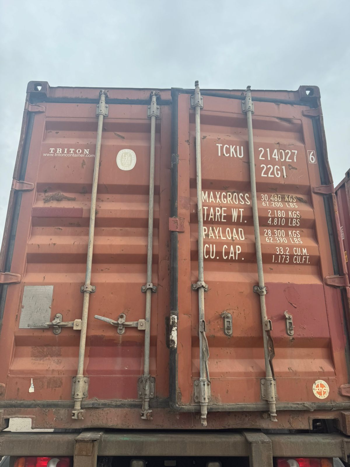 Морской контейнер TCKU2140276