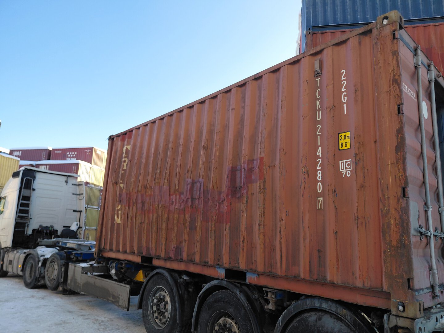 Морской контейнер TCKU2142807