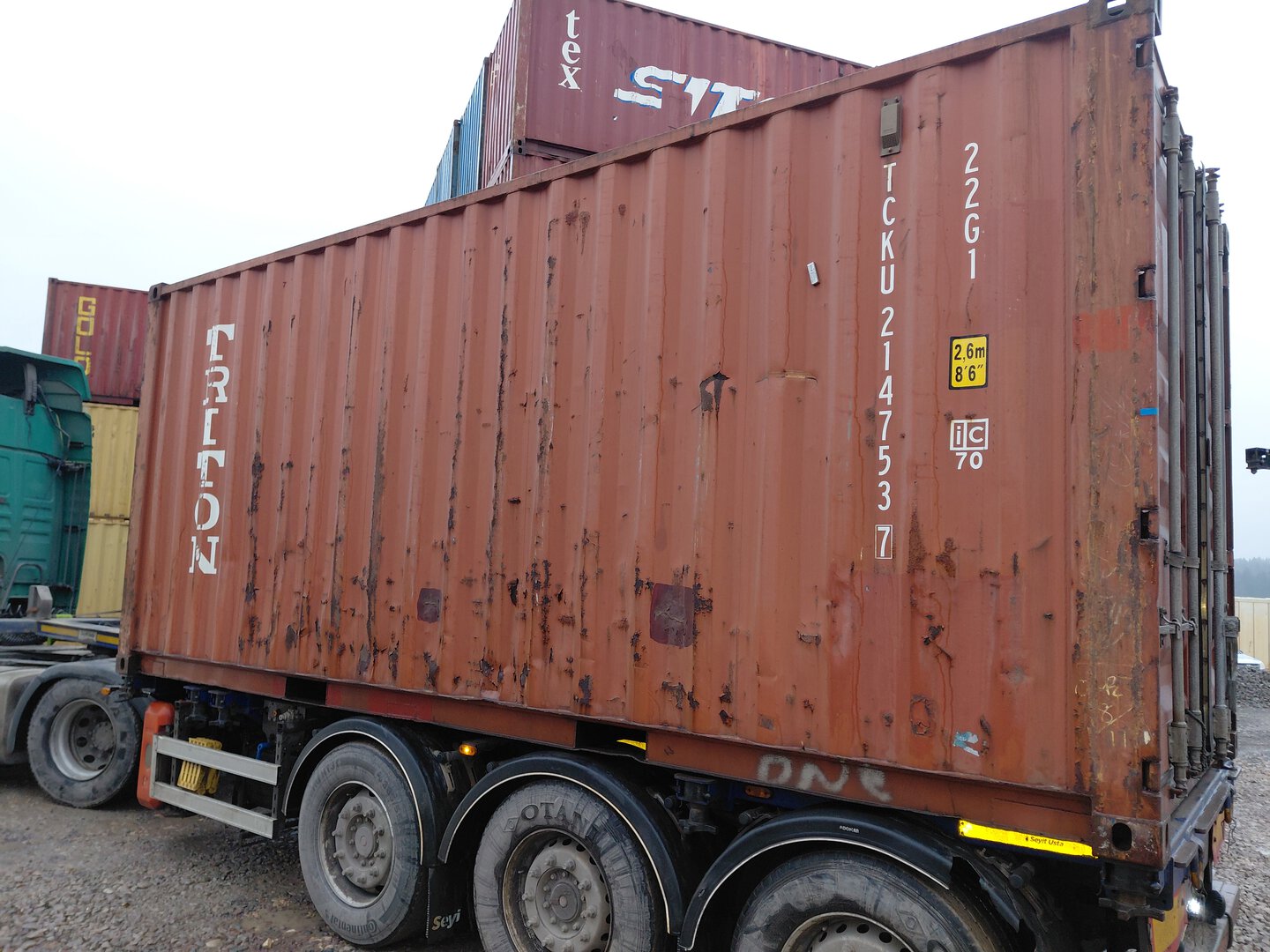 Морской контейнер TCKU2147537