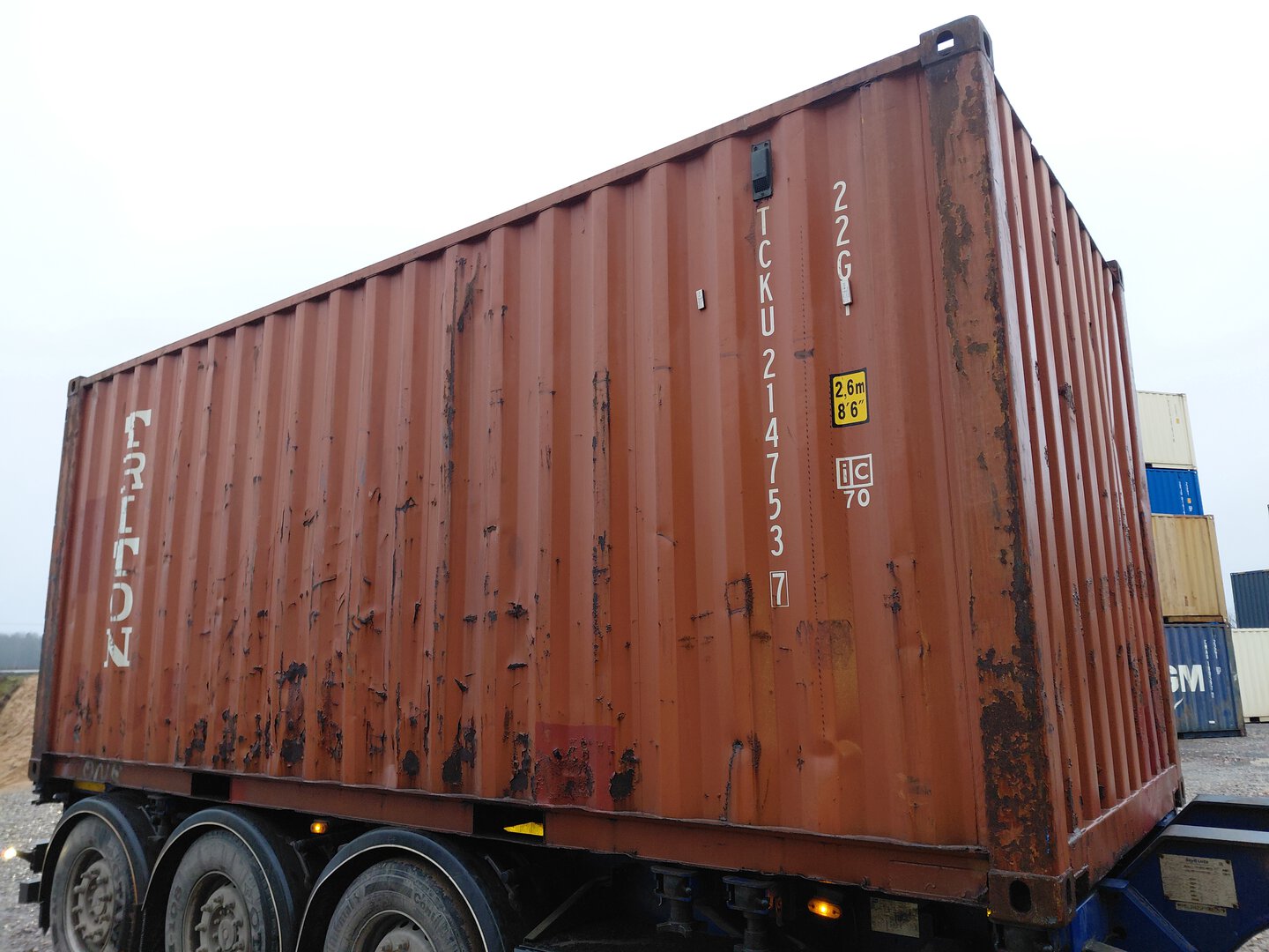 Морской контейнер TCKU2147537
