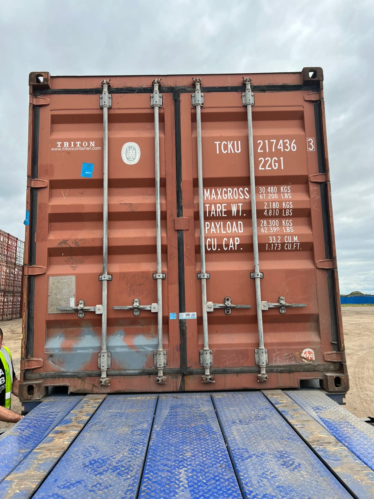 Морской контейнер TCKU2174363