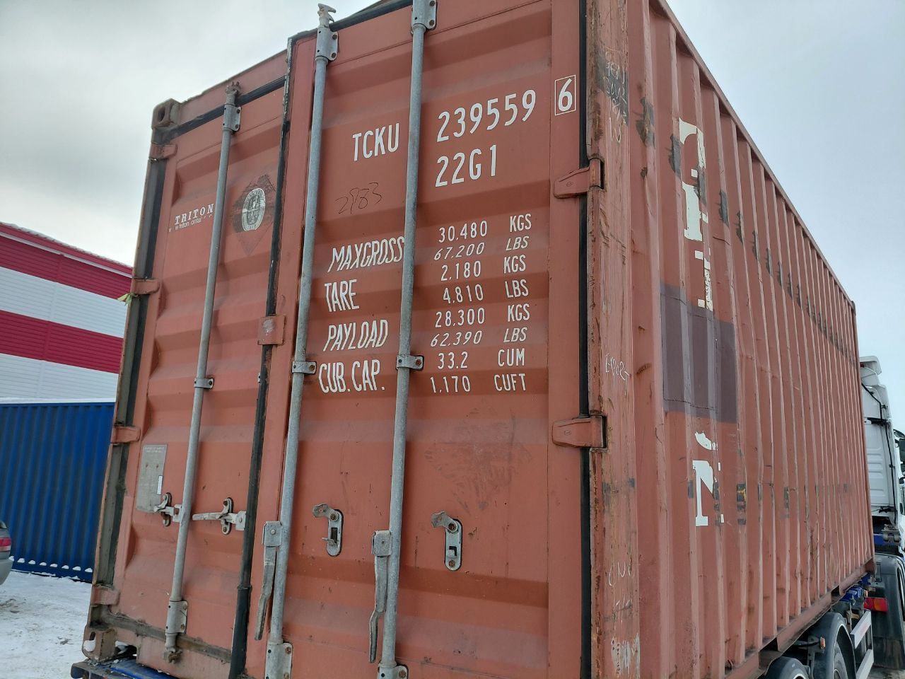 Морской контейнер TCKU2395596