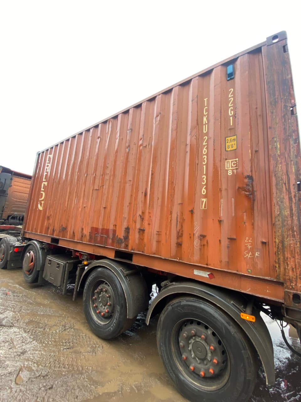 Морской контейнер TCKU2631367