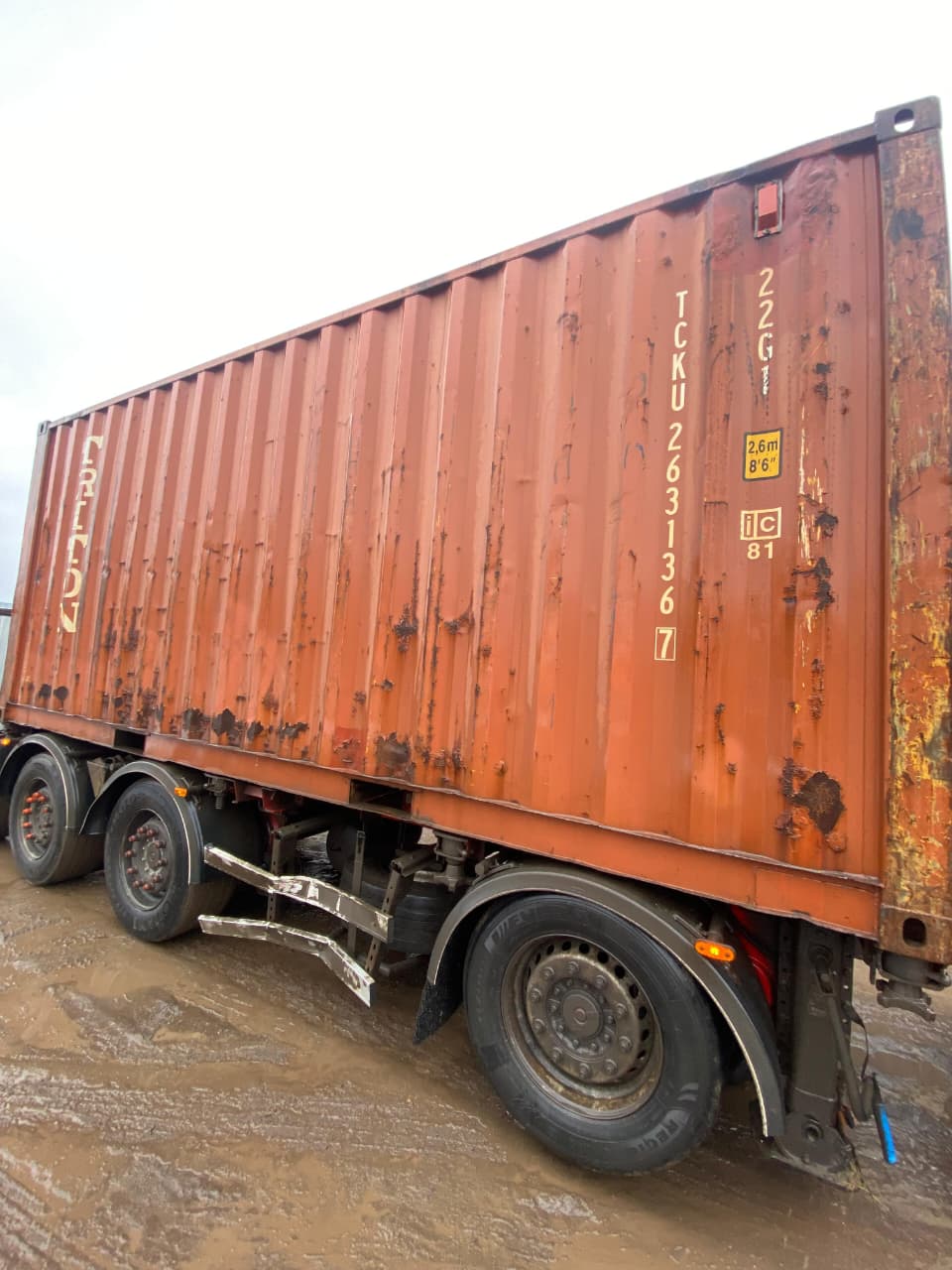 Морской контейнер TCKU2631367