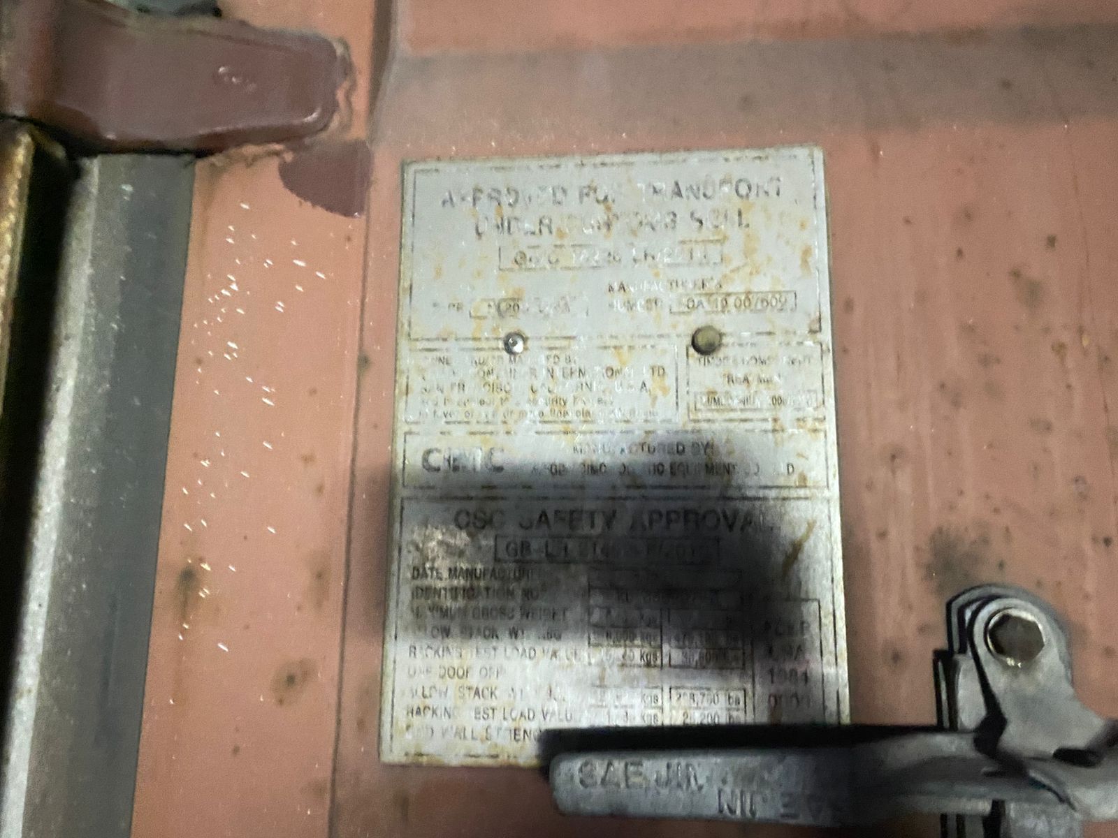 Морской контейнер TCKU3389073