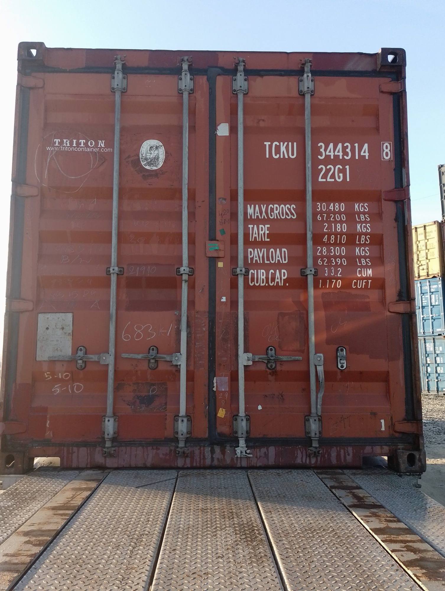 Морской контейнер TCKU3443148
