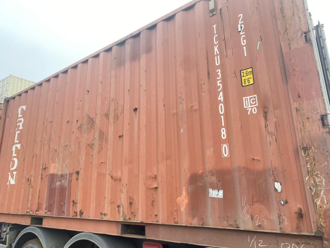 Морской контейнер TCKU3540180
