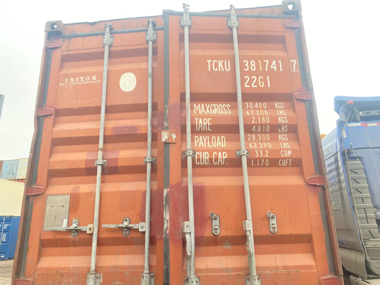Морской контейнер TCKU3817417