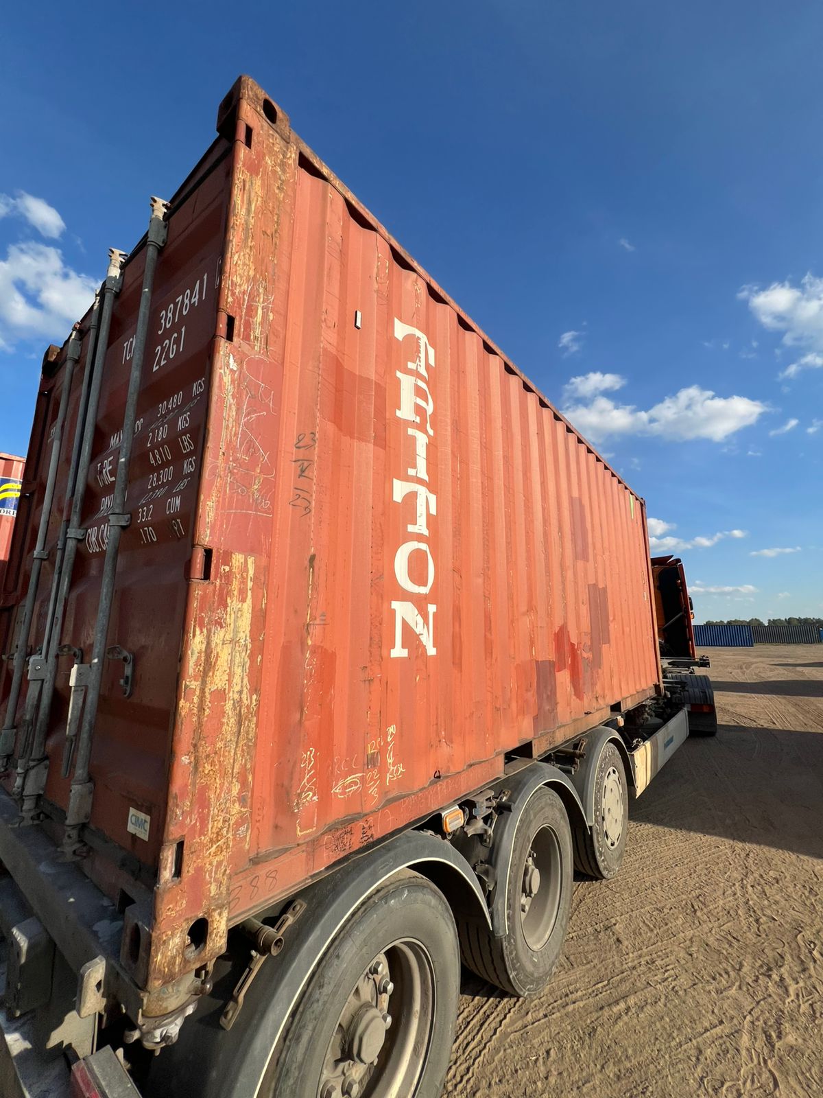 Морской контейнер TCKU3878412