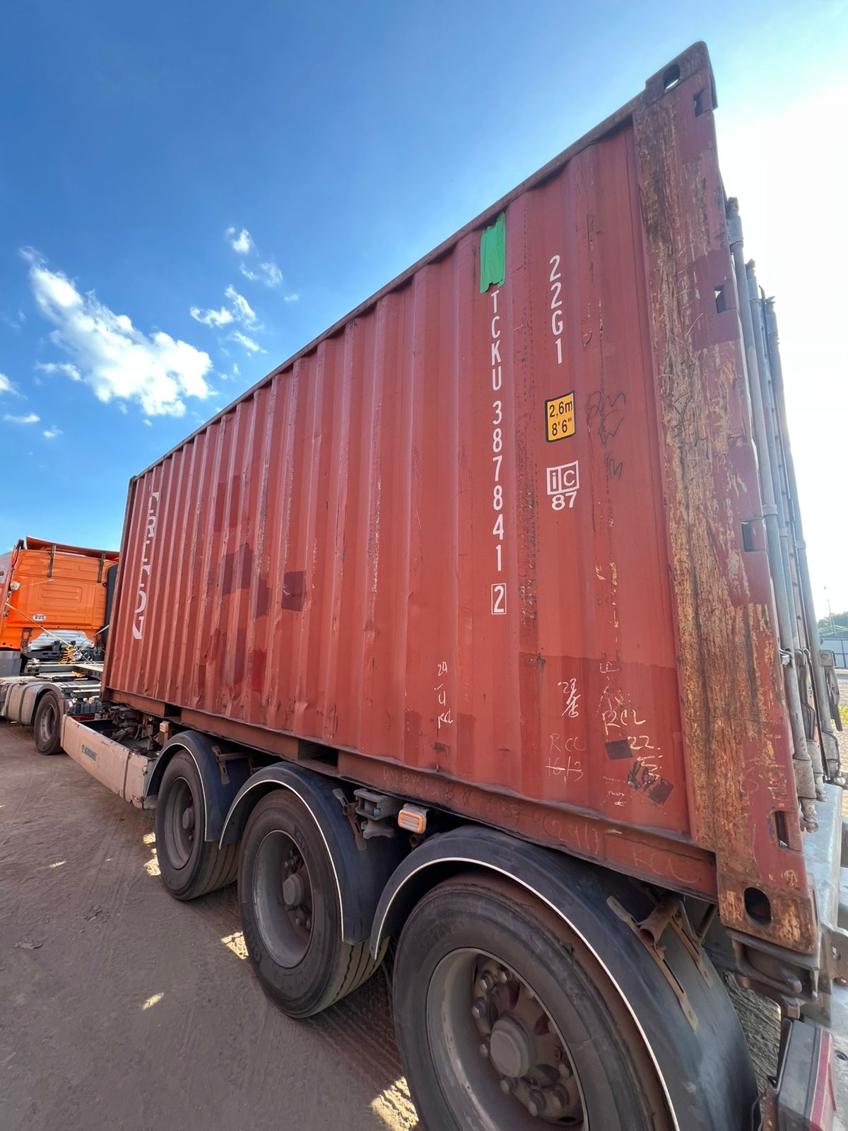 Морской контейнер TCKU3878412