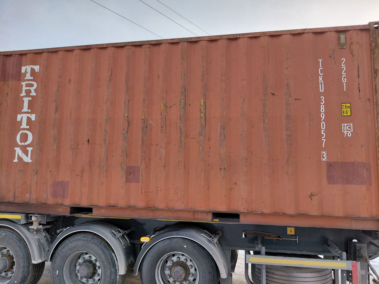 Морской контейнер TCKU3890573