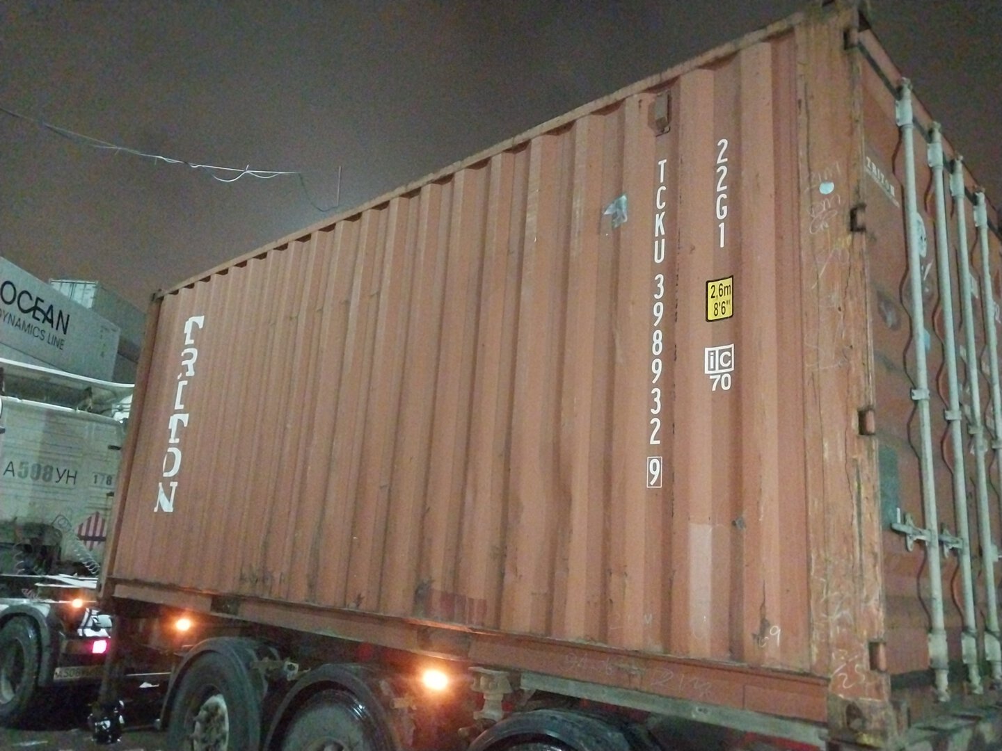 Морской контейнер TCKU3989329