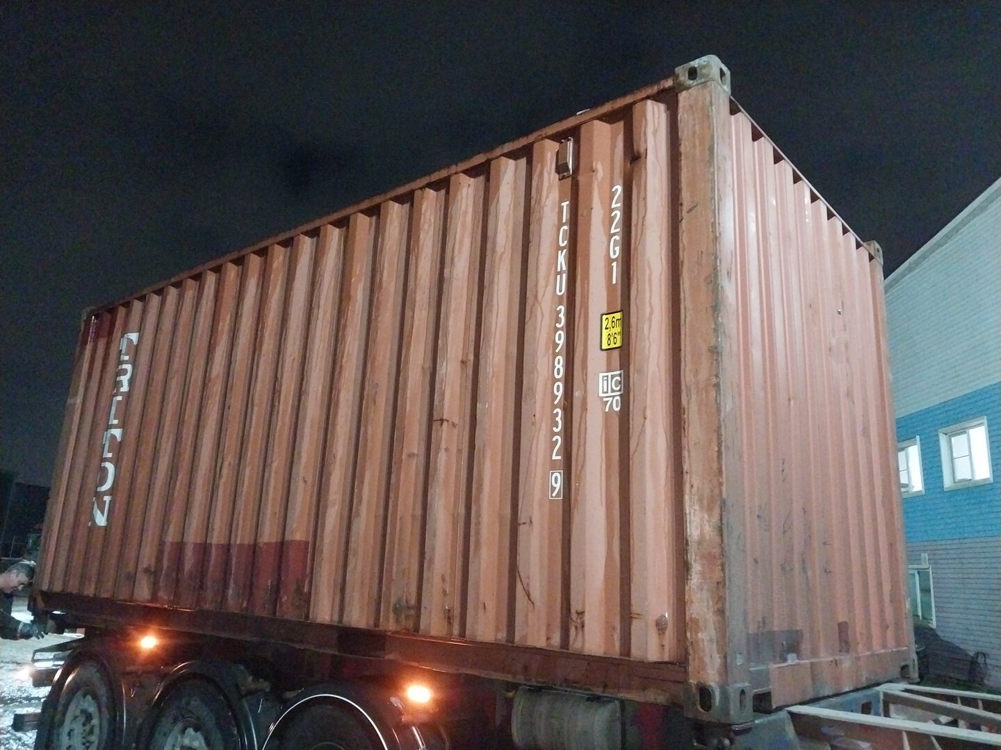 Морской контейнер TCKU3989329