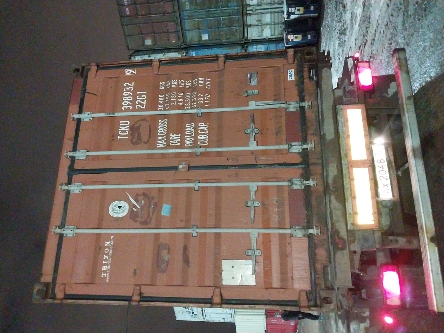 Морской контейнер TCKU3989329