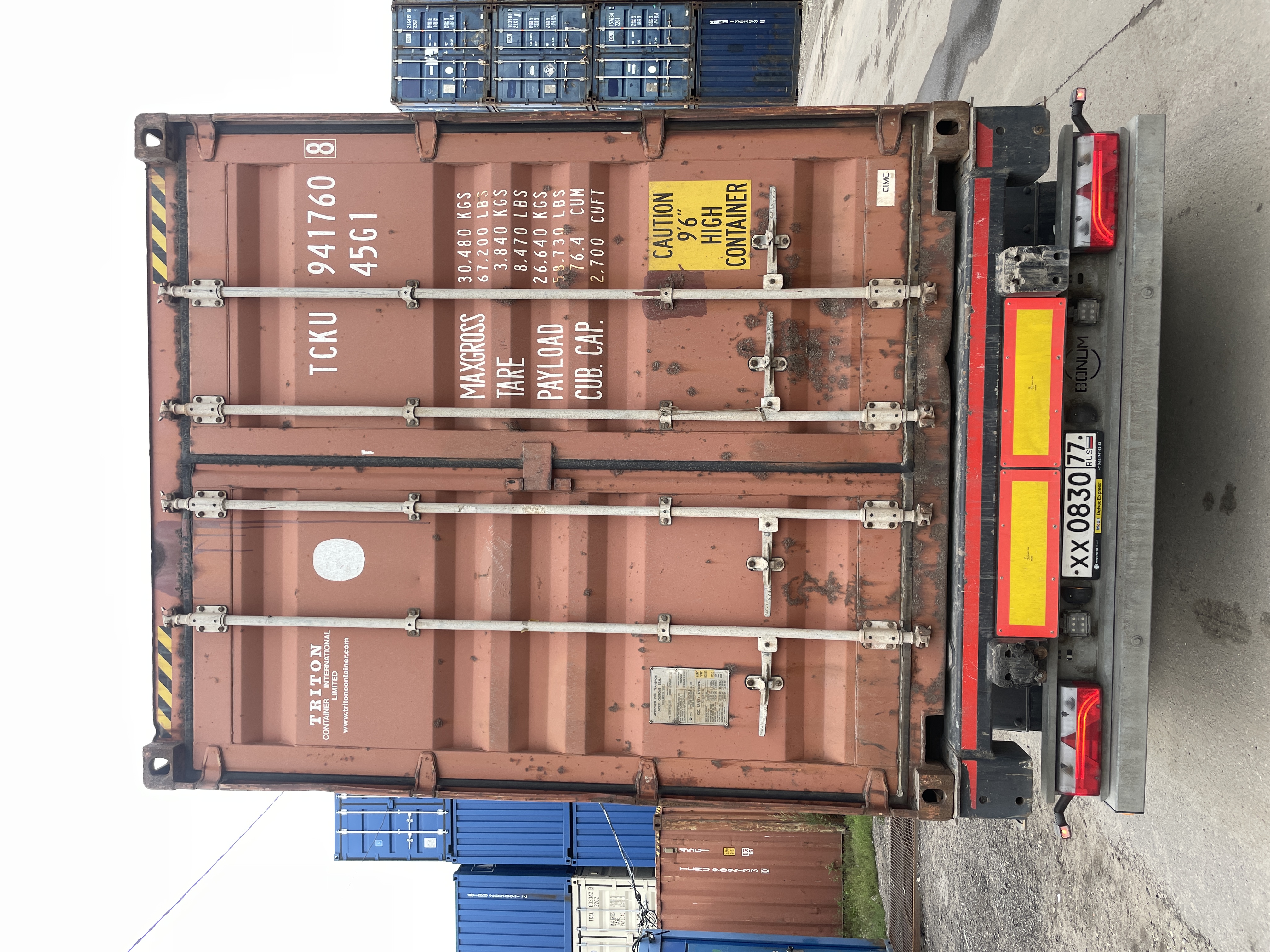 Морской контейнер TCKU9417608