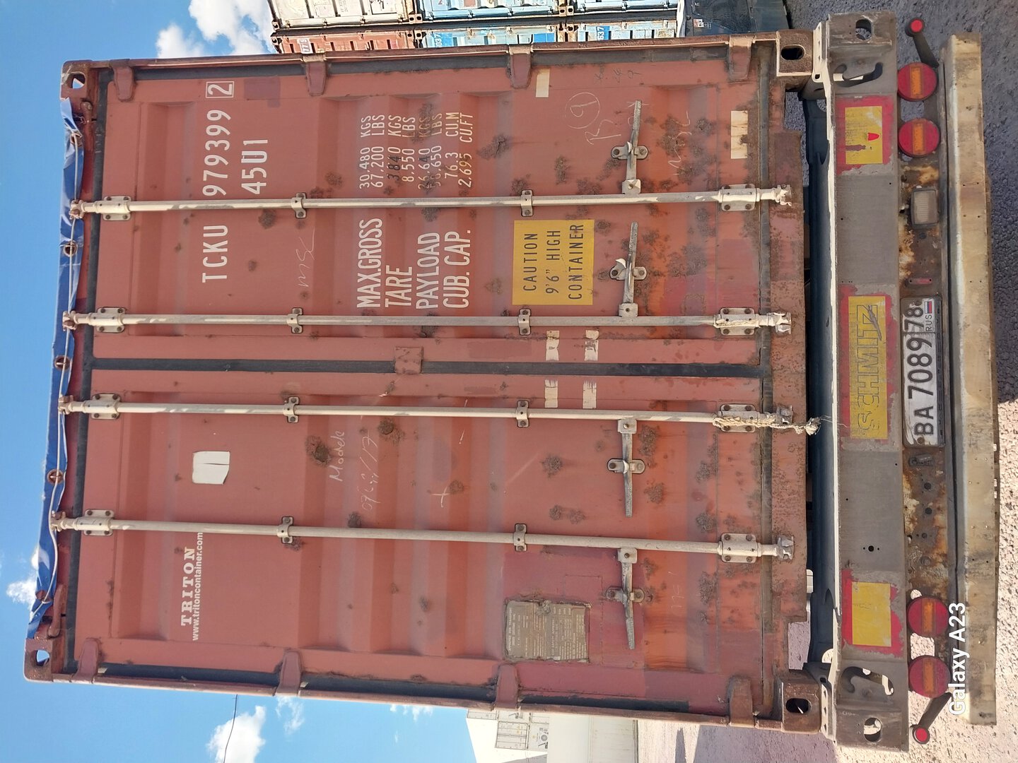 Морской контейнер TCKU9793992