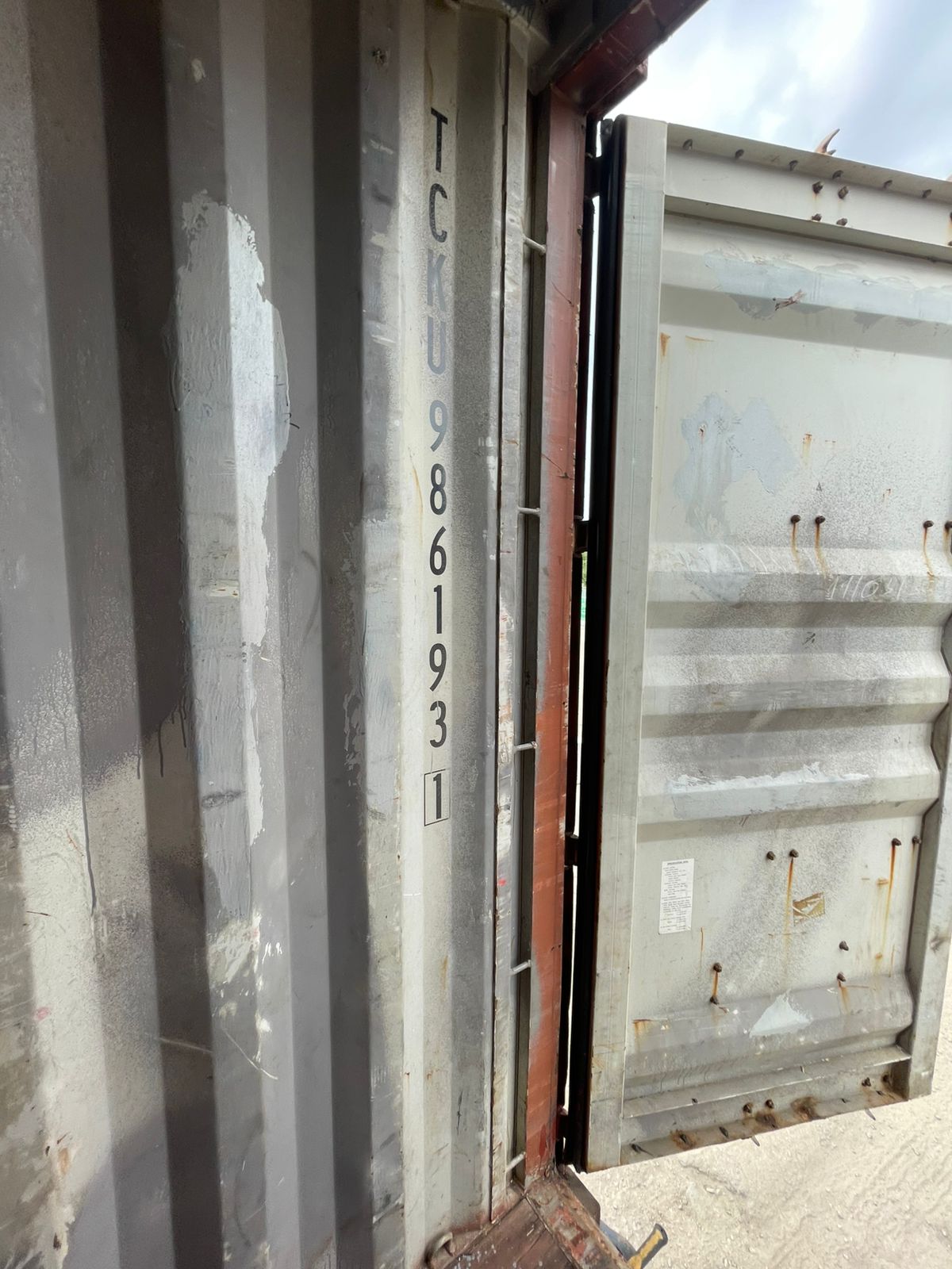 Морской контейнер TCKU9861931