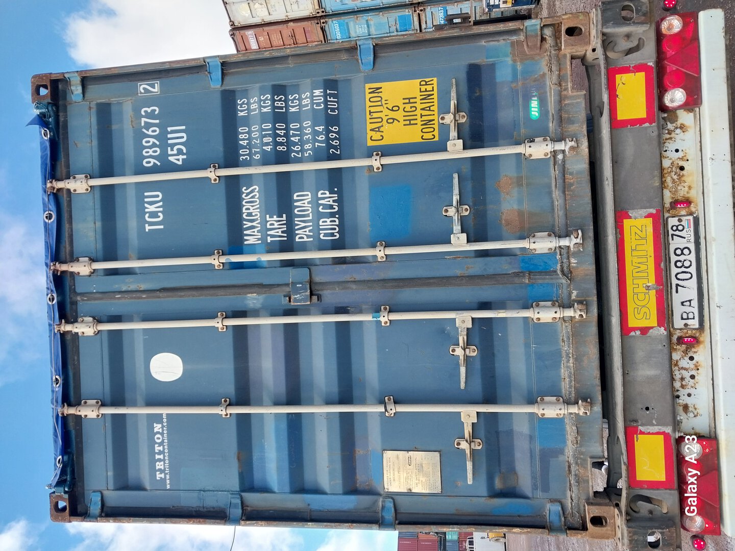 Морской контейнер TCKU9896732