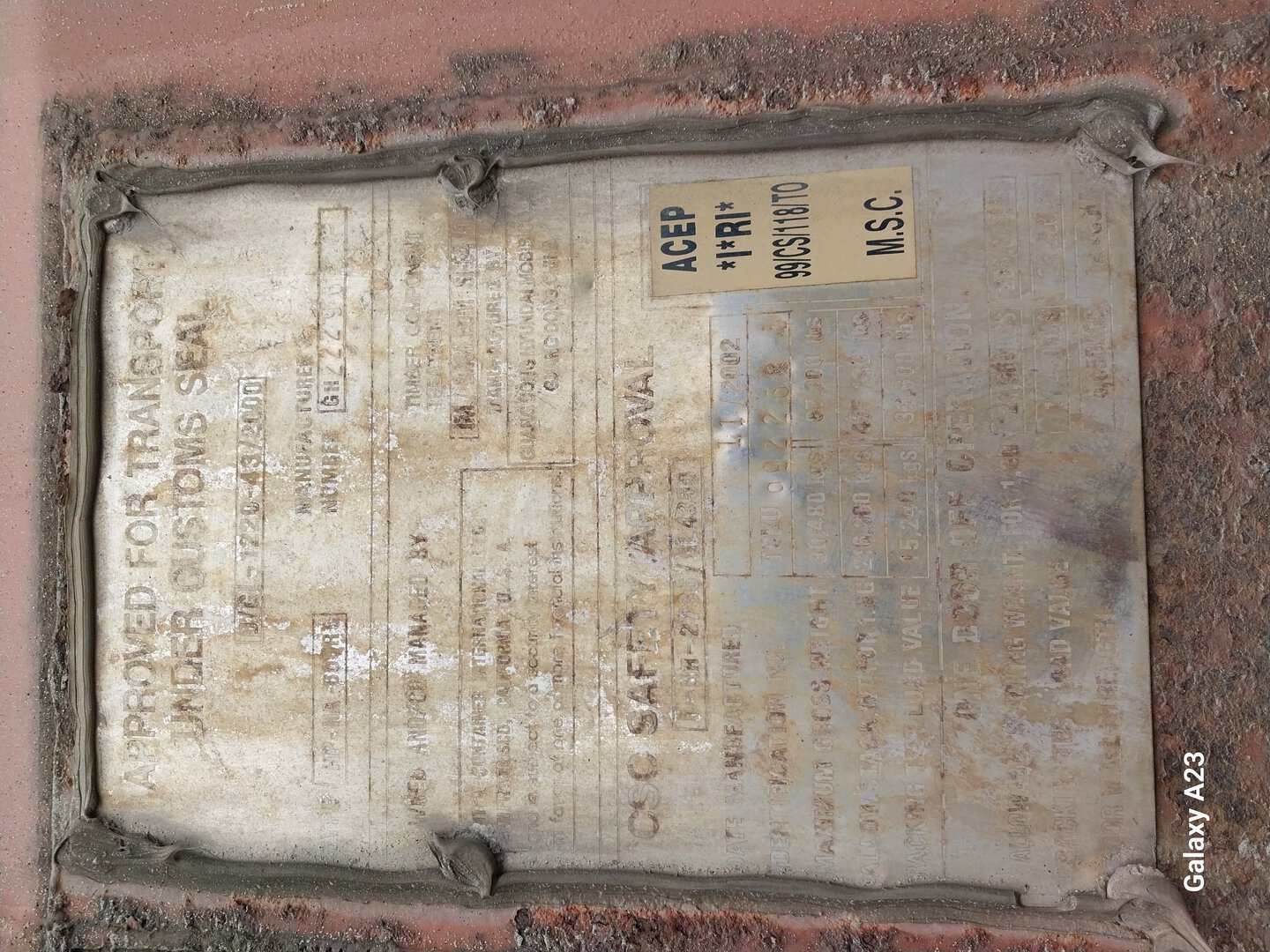 Морской контейнер TCKU9922683