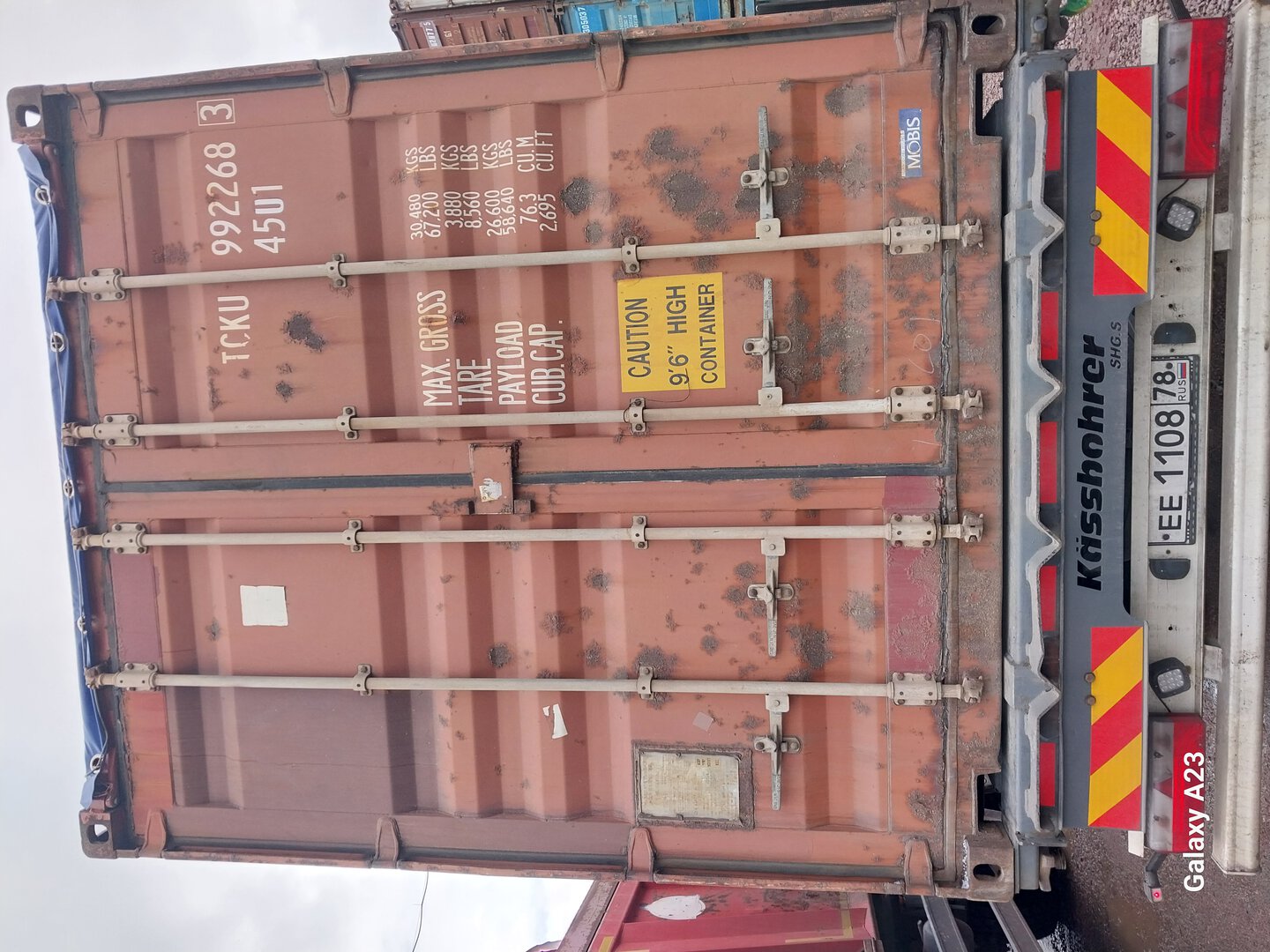 Морской контейнер TCKU9922683