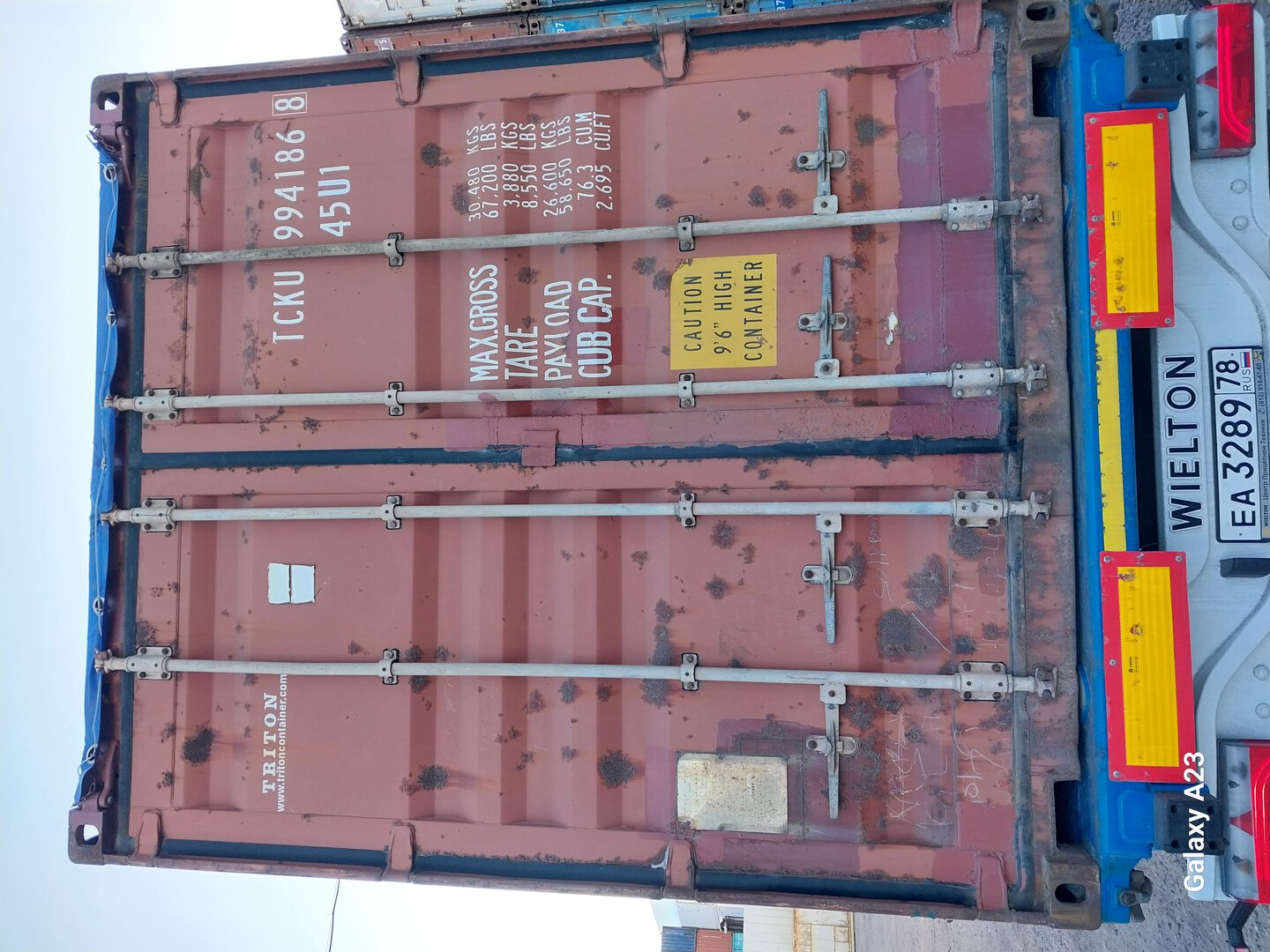 Морской контейнер TCKU9941868