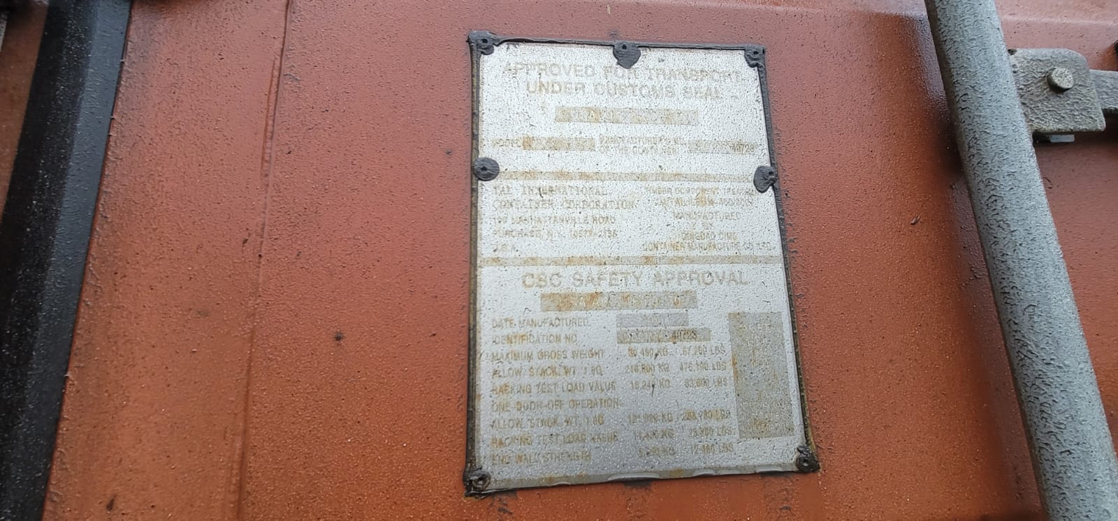 Морской контейнер TCLU2054853