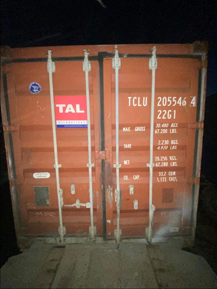 Морской контейнер TCLU2055464